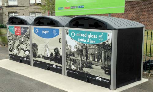 Modus housing three personalised containers