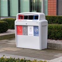 Nexus&reg; Evolution City Quad Recycling Bin