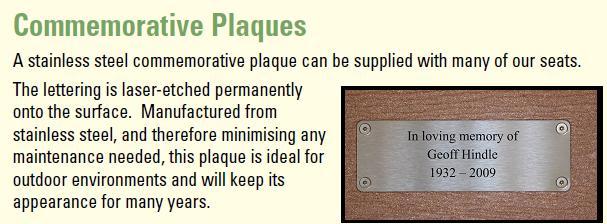What is this? Personalised Memorial Plaque