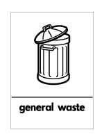 What is this? Origin&trade; 110 Recycling Bin - Recycling Plaque Graphics