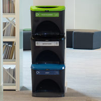 Nexus&reg; Stack 90 Recycling Bins