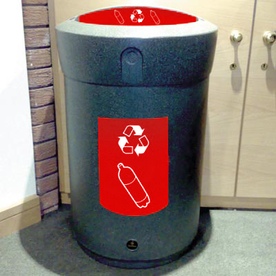 Envoy&trade; Plastic Bottle Recycling Bin - 110 Ltr