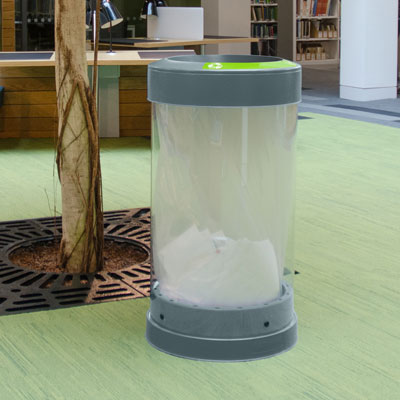 C-Thru&trade; 190 Transparent Recycling Bin
