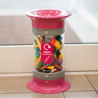 C-Thru 5L Vape Recycling Bin