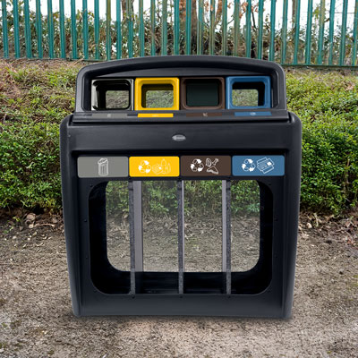 Nexus&reg; Evolution City Vision Quad Recycling Bin