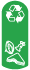 Pictogram op de voorzijde van de binnenbak