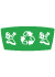Pictogram op de buitenzijde van het deksel