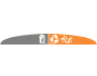 Pictogram op de deksel