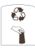 Pictogram aan de voorzijde
