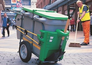 Space-Liner™ afvalverzamelkar met rwee containers