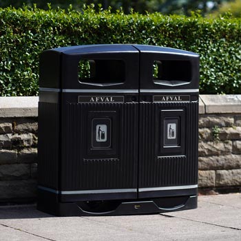 Glasdon Jubilee Duo 220 Litter Bin