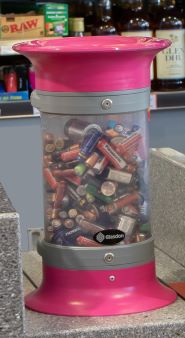 C-Thru&trade; 5 batterij recycleerbak