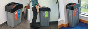 Eco Nexus&reg; Duo Container voor selectieve afvalinzameling