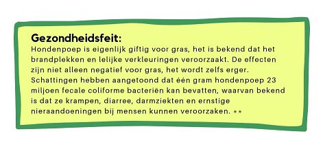 Gezondheidsfeit - hondenpoep is eigenlijk giftig voor gras, het is bekend dat het brandplekken en lelijke verkleuringen veroorzaakt