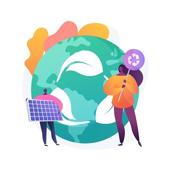 Diagram van een circulaire economie