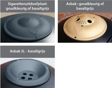 Wat is dit? Asbakken en uitdoofplaten