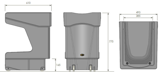 Nexus Caddy Afmetingen