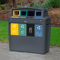 Nexus&reg; Evolution City Quad afvalscheidingsbak