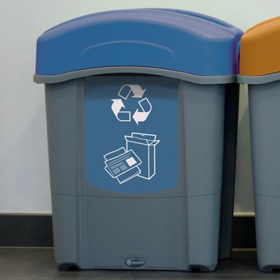 Eco Nexus&reg; 60 afvalscheidingsbak voor papier en karton