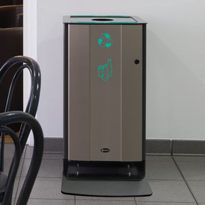 Electra&trade; 60 afvalscheidingsbak voor glasinzameling
