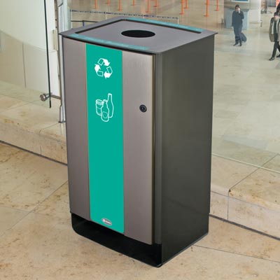 Electra&trade; 85 afvalscheidingsbak voor glasinzameling