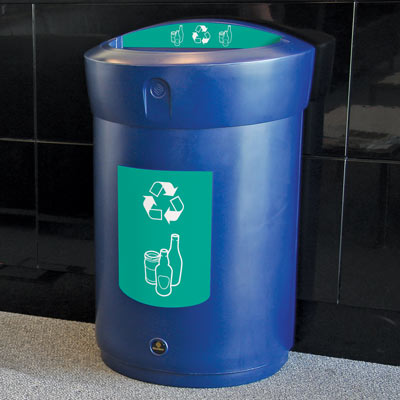 Envoy&trade; afvalscheidingsbak voor glas - 110 liter