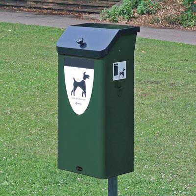 Metalen Terrier 50&trade; hondenpoepafvalbak