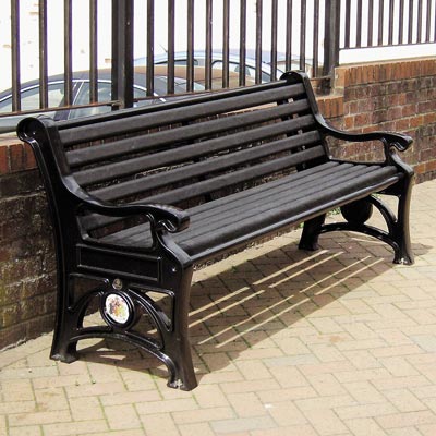 Stanford&trade; parkbank met rugleuning