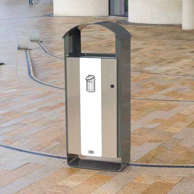 Electra&trade; Curve 60 afvalscheidingsbak voor restafval