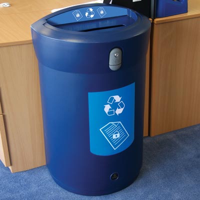 Envoy&trade; afvalscheidingsbak voor vertrouwelijke documenten - 110 liter