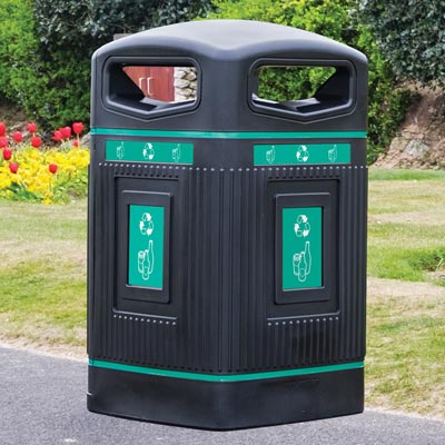 Glasdon Jubilee&trade; 240 containerbehuizing voor glas