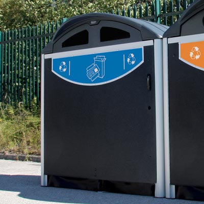Modus&trade; 770 rolcontainer behuizing voor papier en karton