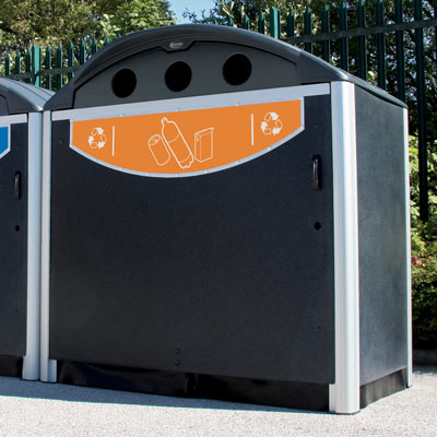 Modus&trade; 770 rolcontainer behuizing voor PMD afval