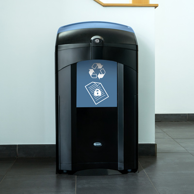 Nexus&reg; 100 afvalscheidingsbak voor vertrouwelijke documenten