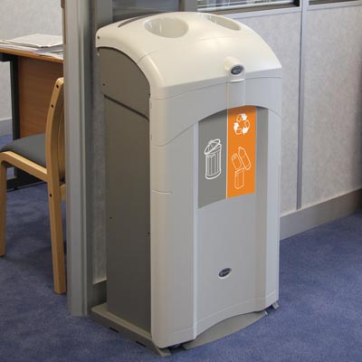 Nexus&reg; 100 Duo modulaire afvalbak voor restafval en PMD afval