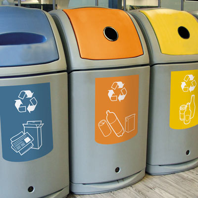 Nexus&reg; 140 afvalscheidingsbak voor PMD afval