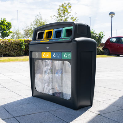 Nexus&reg; Evolution City Vision Quad afvalscheidingsbak