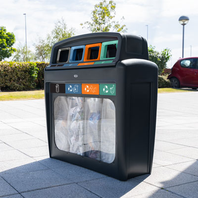 Nexus&reg; Evolution City Vision Quad afvalscheidingsbak