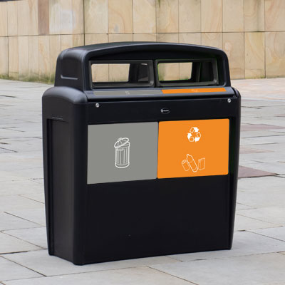 Nexus&reg; Evolution City Duo afvalscheidingsbak
