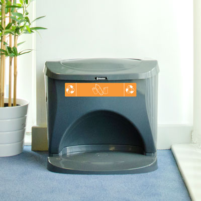 Nexus&reg; Stack 30 afvalscheidingsbak Compact & Gemakkelijk op te bergen