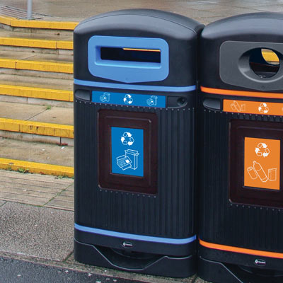 Streamline Jubilee&trade; Buitenafvalbak afvalscheiding