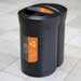 Envoy Duo&trade; modulaire afvalbak voor restafval en PMD afval - 110 liter