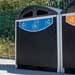 Modus&trade; 1280 rolcontainer behuizing voor papier en karton