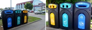 Kosze na recykling Nexus&reg; 360 w Łomiankach