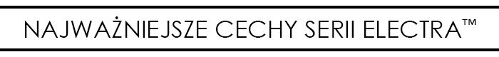 Najważniejsze cechy serii Electra™