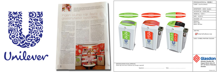 Recykling w Unilever