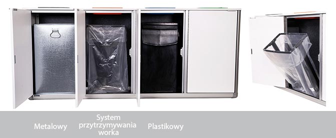 Opcje pojemnika wewnętrznego