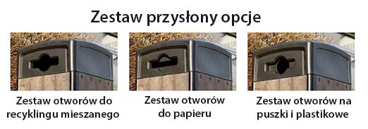 Co to jest? Pojemniki do segregacji Origin Curve - Panele przysłony do recyklingu