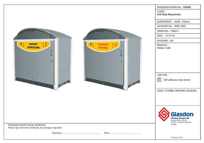 Modus&trade; 1280 - S.M Doły Marysinska