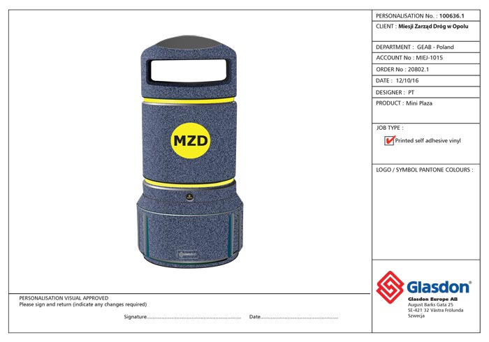 Mini Plaza&reg; - Miesji Zarzad Dróg w Opolu